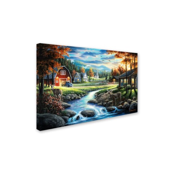 Trademark Fine Art Chuck Black 'Country Living' Canvas Art, 22x32 - ALI16406-C2232GG