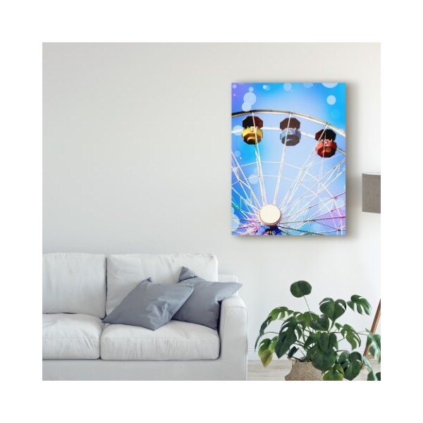 Trademark Fine Art Sylvia Coomes 'Carnival Blues Iii' Canvas Art, 35x47 - WAG06623-C3547GG