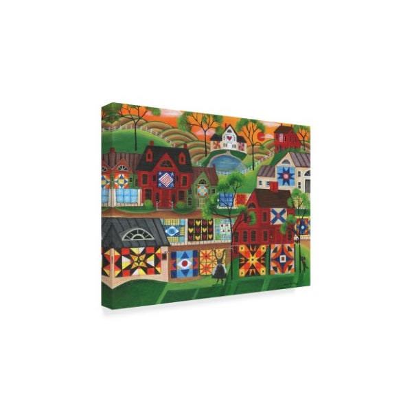 Trademark Fine Art Cheryl Bartley 'Mamas Colorful Quilts' Canvas Art, 14x19 - ALI41053-C1419GG