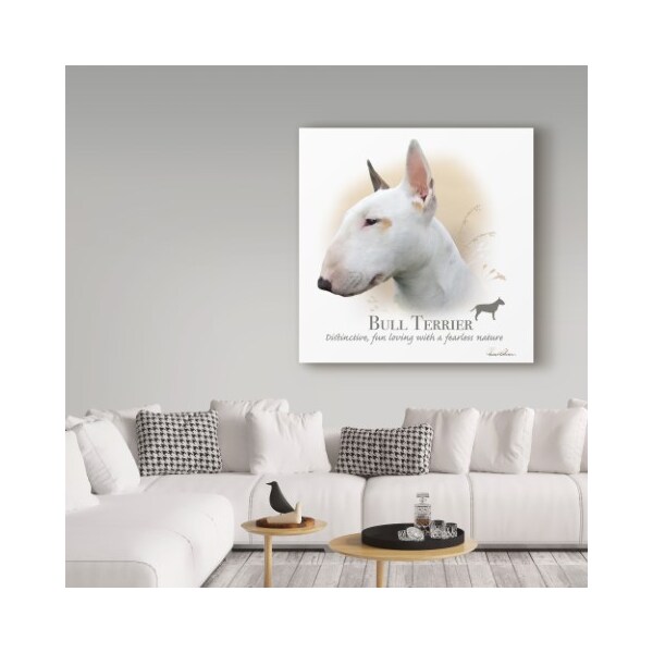 Trademark Fine Art Howard Robinson 'Bull Terrier' Canvas Art, 24x24 - ALI24042-C2424GG