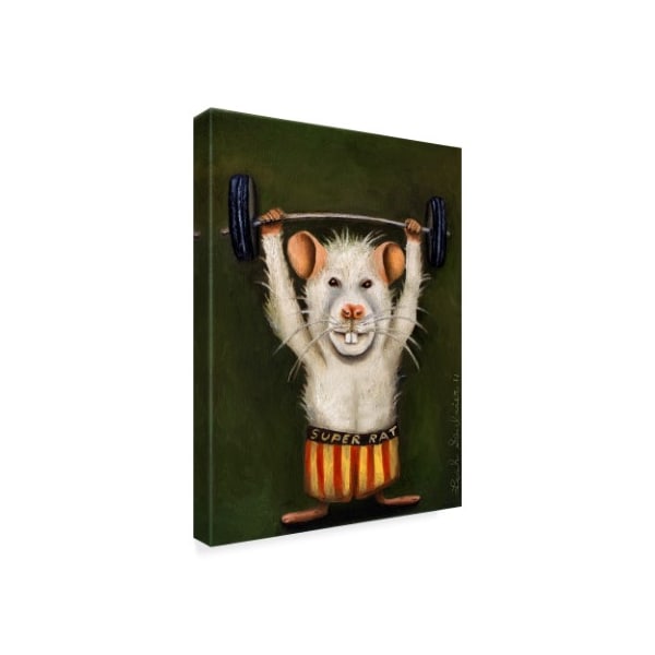Trademark Fine Art Leah Saulnier 'Super Rat' Canvas Art, 14x19 - ALI42188-C1419GG