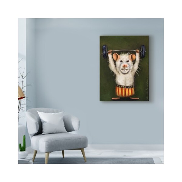 Trademark Fine Art Leah Saulnier 'Super Rat' Canvas Art, 14x19 - ALI42188-C1419GG