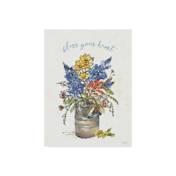Trademark Fine Art Anne Tavoletti 'Texas Bluebonnet I' Canvas Art, 35x47 - WAP09048-C3547GG