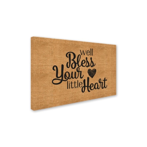 Trademark Fine Art Marcee Duggar 'Bless Your Heart' Canvas Art, 30x47 - ALI11759-C3047GG