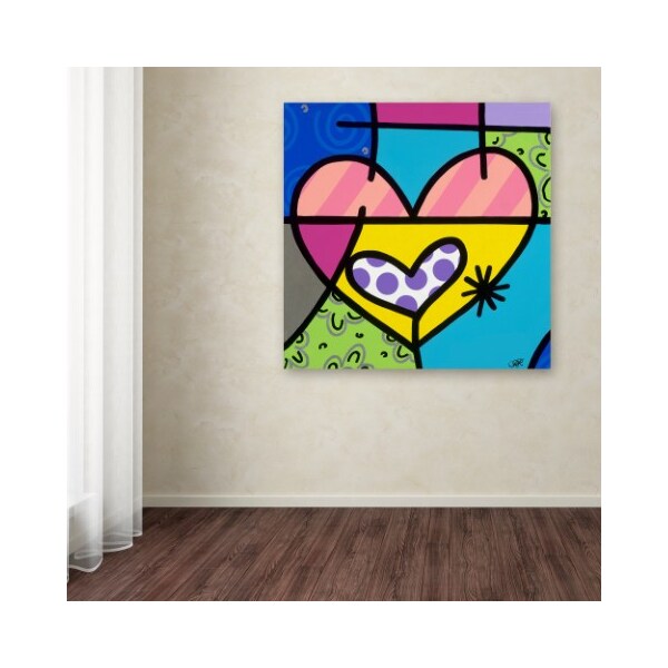 Trademark Fine Art Roberto Rafael 'Big Heart I' Canvas Art, 14x14 - MA0779-C1414GG
