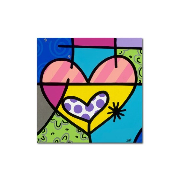Trademark Fine Art Roberto Rafael 'Big Heart I' Canvas Art, 14x14 - MA0779-C1414GG
