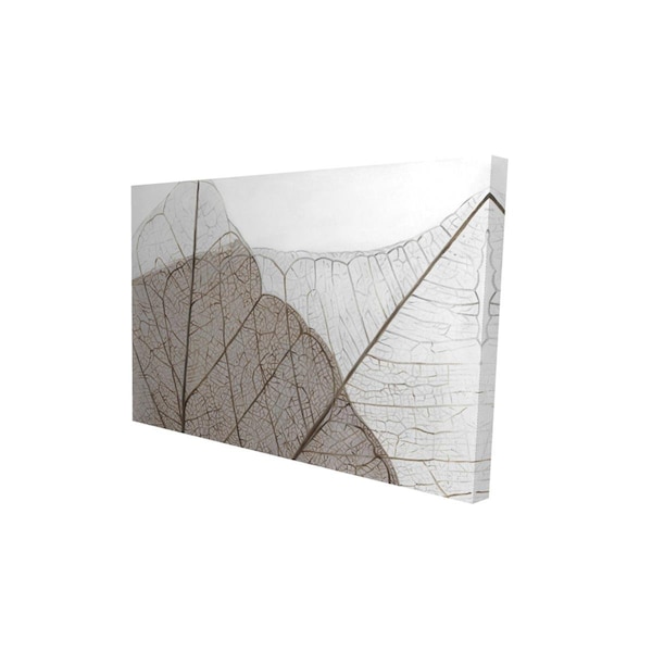 Fondo 12 x 18 in. Translucent Dried Leaves-Print on Canvas - FO2784775