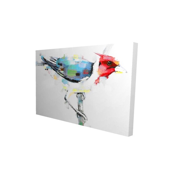 Fondo 20 x 30 in. Colorful Woodpecker-Print on Canvas - FO2792608
