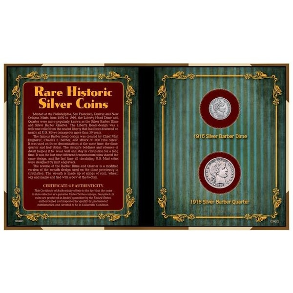 Upm Global UPM Global 13342 Rare Historic Silver Coins - Last Year of Issue 1916 - 13342