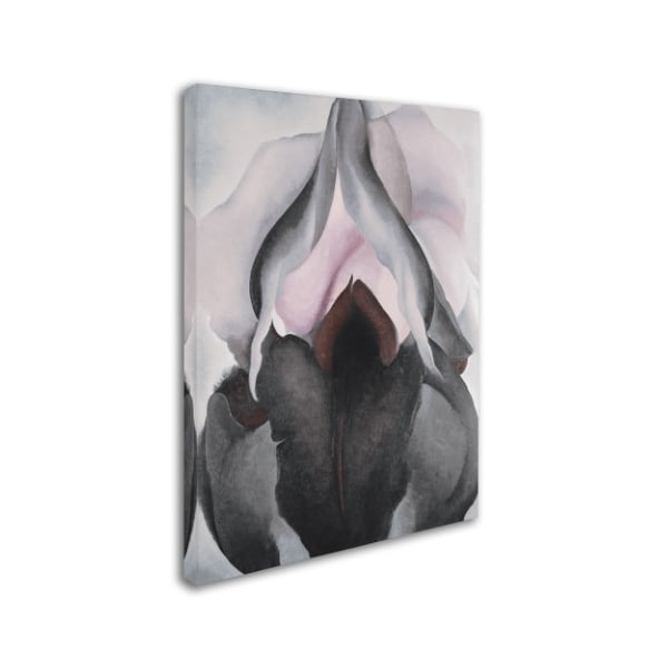 Trademark Fine Art Georgia O'Keefe 'Black Iris' Canvas Art, 14x19 - ALI10075-C1419GG