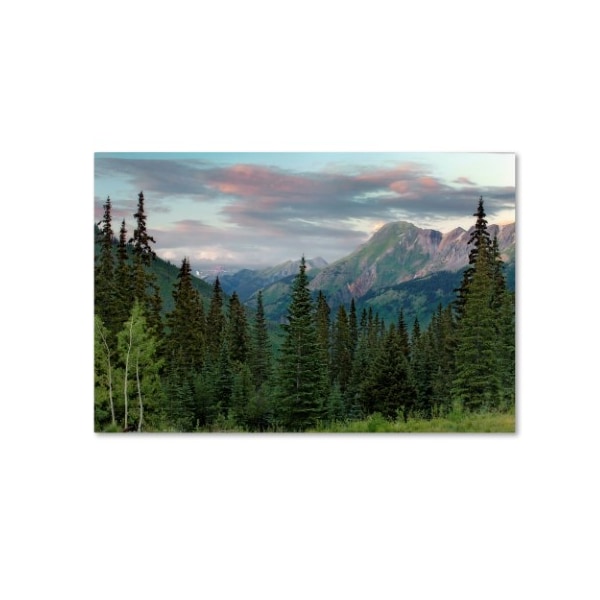 Trademark Fine Art Mike Jones Photo 'Dusk Near Ouray' Canvas Art, 30x47 - ALI17816-C3047GG