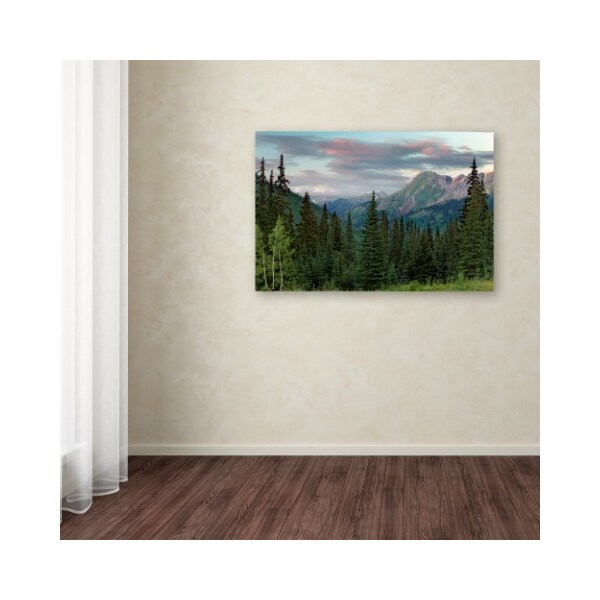 Trademark Fine Art Mike Jones Photo 'Dusk Near Ouray' Canvas Art, 30x47 - ALI17816-C3047GG