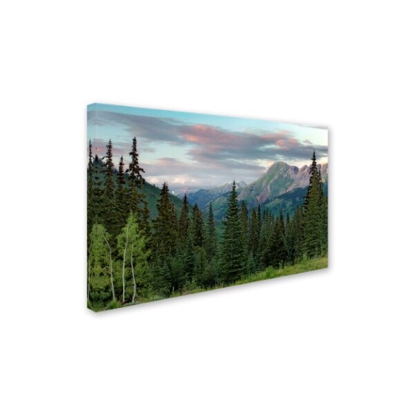 Trademark Fine Art Mike Jones Photo 'Dusk Near Ouray' Canvas Art, 30x47 - ALI17816-C3047GG