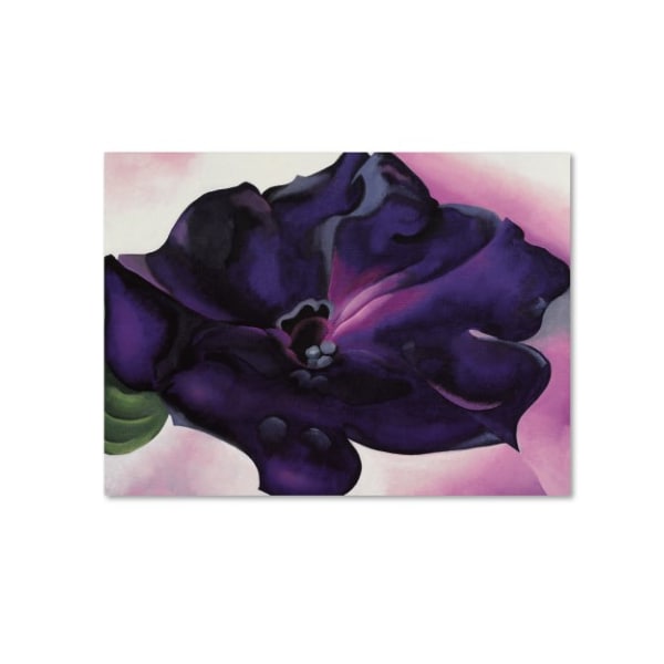 Trademark Fine Art Georgia O'Keefe 'Petunia' Canvas Art, 24x32 - ALI10054-C2432GG