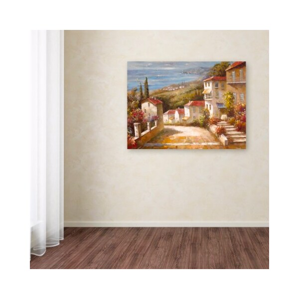 Trademark Fine Art Joval 'Home in Tuscany' Canvas Art, 24x32 - 75-X30-C2432GG