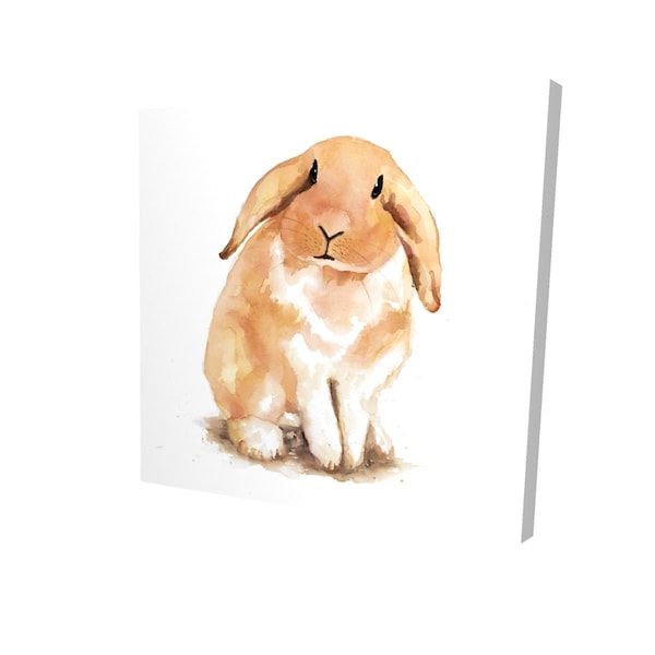 Fondo 12 x 12 in. Lop-Rabbit-Print on Canvas - FO2779559