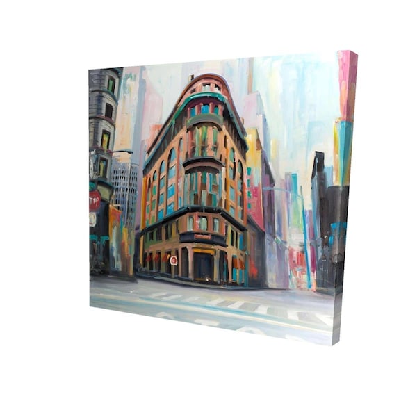 Fondo 16 x 16 in. Building Architecture In New-York-Print on Canvas - FO2784950