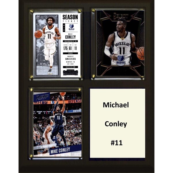 Williams & Son Saw & Supply C&I Collectables 810CONLEY NBA 6 x 8 in. Michael Conley Memphis Grizzlies Two Card Plaque - 810CONLEY