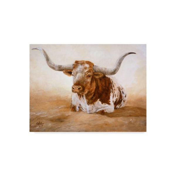 Trademark Fine Art Kathy Winkler 'Easy Rider Cows' Canvas Art, 18x24 - WAG01664-C1824GG