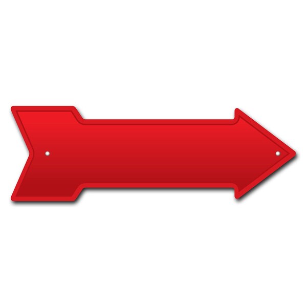 Signmission Red Arrow Sign Funny Home Decor 24in Wide - P-ARROW8-999646
