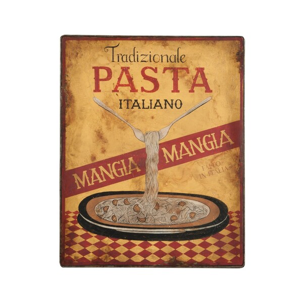 Elk Signature Metal Pasta Sign - 164049G
