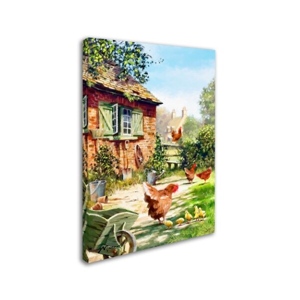 Trademark Fine Art The Macneil Studio 'Chicken And Hens' Canvas Art, 18x24 - ALI8539-C1824GG