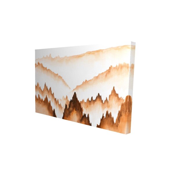 Begin Home Decor 20 x 30 in. Mountain of Large Fir Trees-Print on Canvas - 2080-2030-LA117