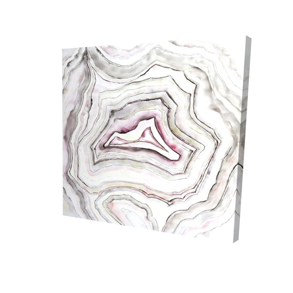 Begin Home Decor 32 x 32 in. Geode-Print on Canvas - 2080-3232-MN3