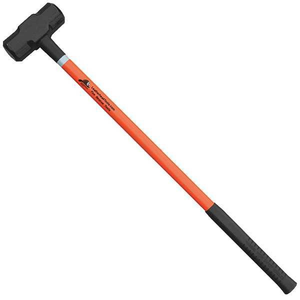 Leatherhead Tools Sledge Hammer, 36" Orange Fiberglass Handle, 10 lb. Head - SLO-10-36