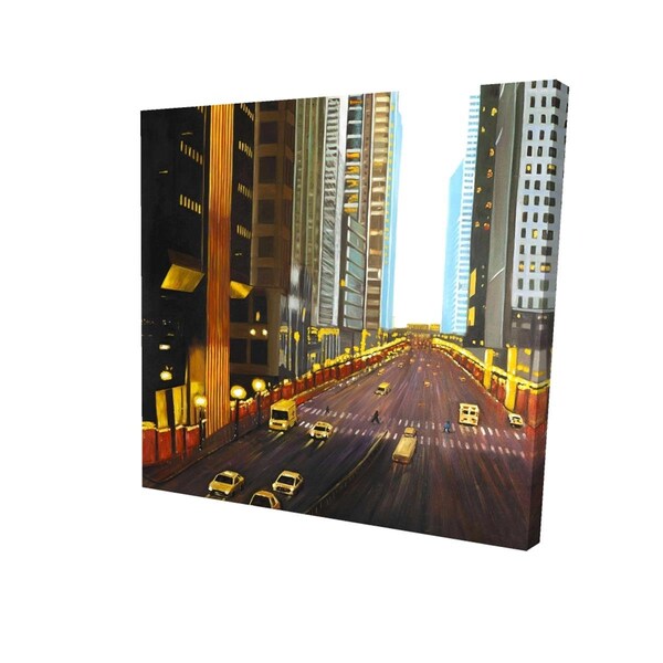 Fondo 16 x 16 in. New York City 9th Street-Print on Canvas - FO2787302