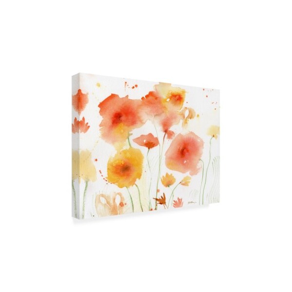 Trademark Fine Art Sheila Golden 'Orange Yellow' Canvas Art, 18x24 - IC00724-C1824GG