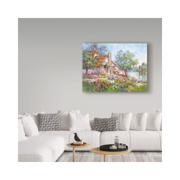 Trademark Fine Art Barbara Mock 'Summer Retreat' Canvas Art, 35x47 - ALI38961-C3547GG
