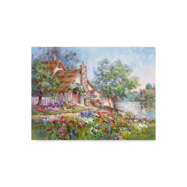 Trademark Fine Art Barbara Mock 'Summer Retreat' Canvas Art, 35x47 - ALI38961-C3547GG