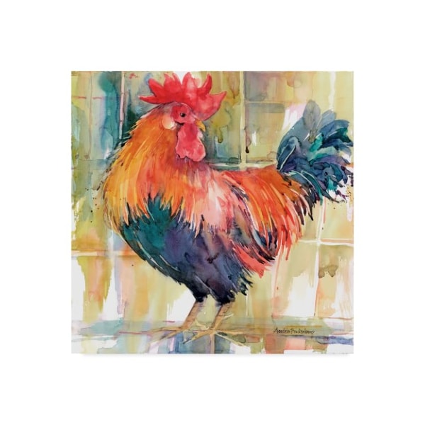 Trademark Fine Art Annelein Beukenkamp 'Colorful Red Blue' Canvas Art, 24x24 - ALI38157-C2424GG