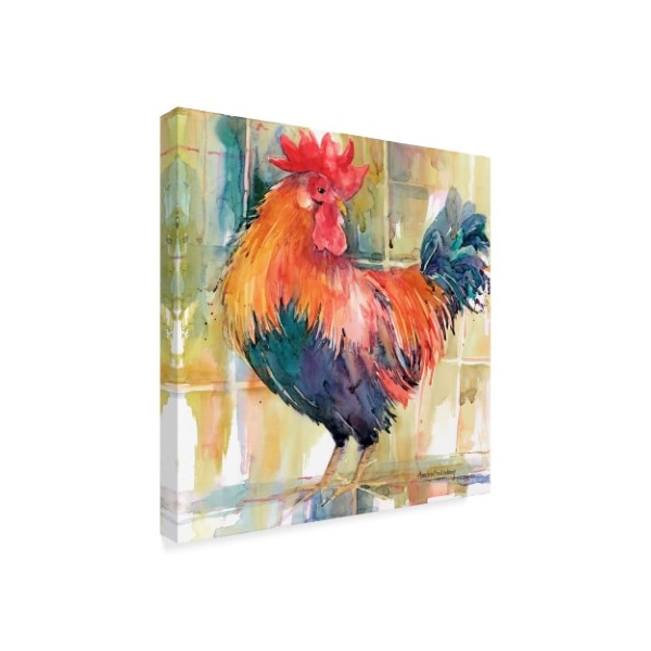 Trademark Fine Art Annelein Beukenkamp 'Colorful Red Blue' Canvas Art, 24x24 - ALI38157-C2424GG