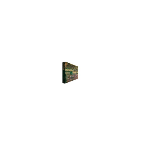 Trademark Fine Art Gustav Klimt 'Country House' Canvas Art, 35x35 - BL0423-C3535GG