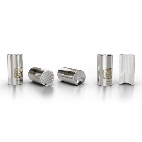 Dynamic Tools 1/4" Drive 12 Point SAE, 3/16" Standard Length, Chrome Socket - D003404