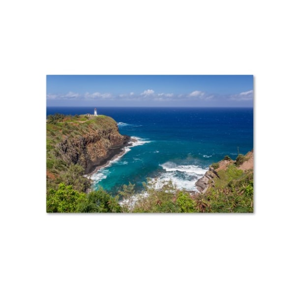 Trademark Fine Art Pierre Leclerc 'Kilauea Lighthouse' Canvas Art, 30x47 - PL0270-C3047GG