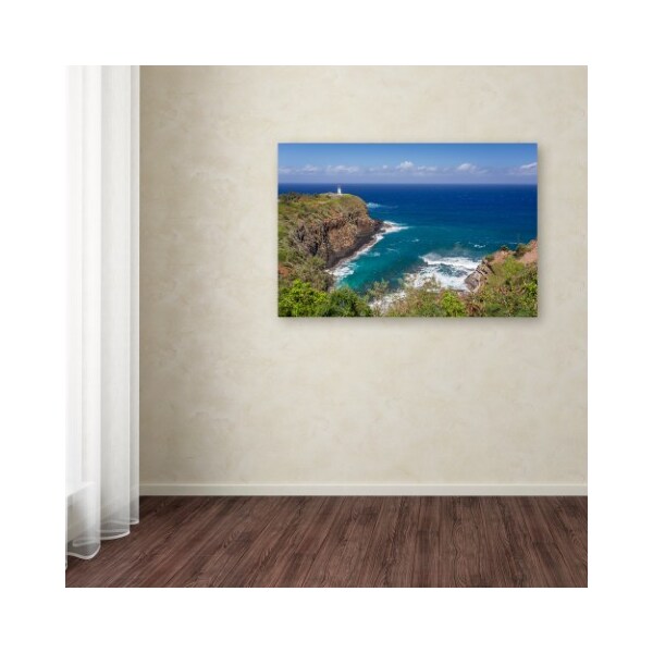 Trademark Fine Art Pierre Leclerc 'Kilauea Lighthouse' Canvas Art, 30x47 - PL0270-C3047GG