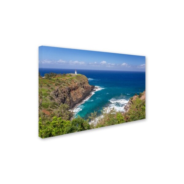 Trademark Fine Art Pierre Leclerc 'Kilauea Lighthouse' Canvas Art, 30x47 - PL0270-C3047GG
