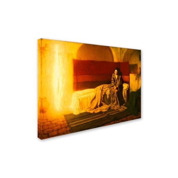 Trademark Fine Art Henry Ossawa Tanner 'The Annunciation' Canvas Art, 35x47 - AA00346-C3547GG