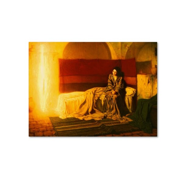 Trademark Fine Art Henry Ossawa Tanner 'The Annunciation' Canvas Art, 35x47 - AA00346-C3547GG