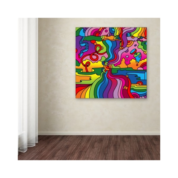 Trademark Fine Art Howie Green 'Pop Art Mambo 216C' Canvas Art, 35x35 - ALI13014-C3535GG