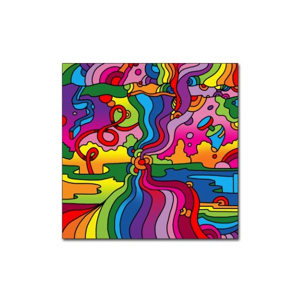 Trademark Fine Art Howie Green 'Pop Art Mambo 216C' Canvas Art, 35x35 - ALI13014-C3535GG