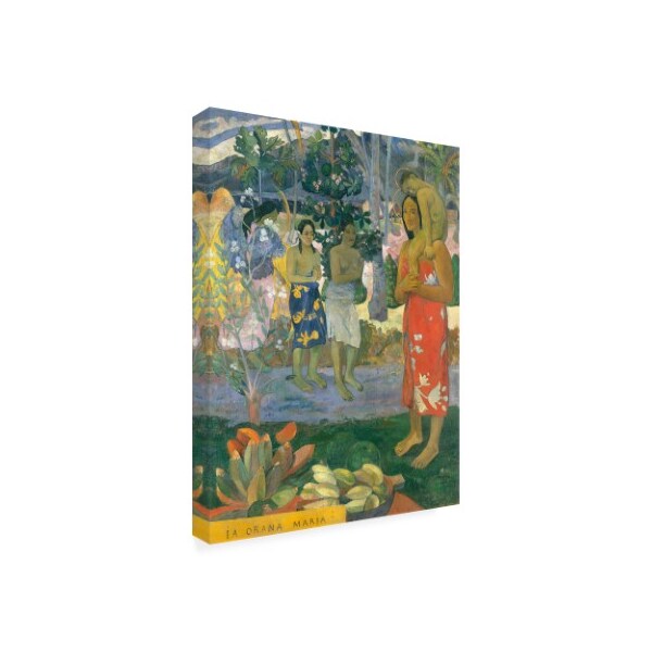Trademark Fine Art Paul Gauguin 'La Orana Maria (Hail Mary)' Canvas Art, 35x47 - IC00942-C3547GG