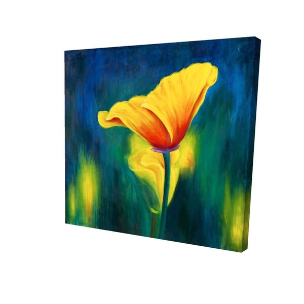 Begin Home Decor 16 x 16 in. Superb Contrast Flowers-Print on Canvas - 2080-1616-FL105