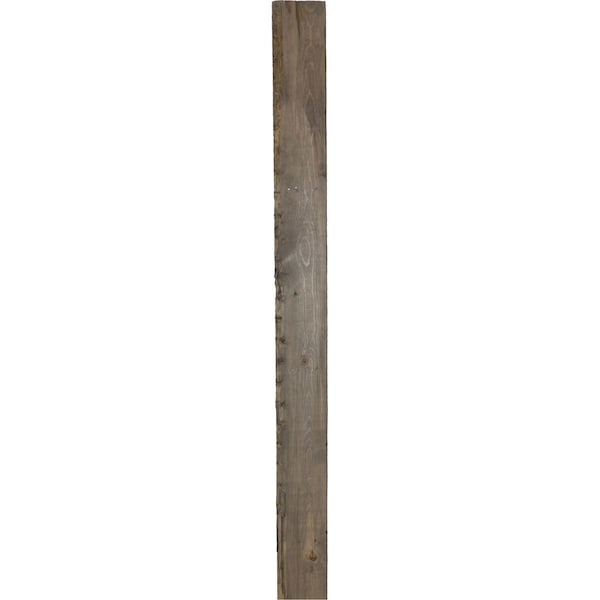Ekena Millwork 19"W x 48"H x 3 1/2"D Vintage Farmhouse 3 Rung Ladder, Barnwood Decor Collection, Pebble Grey - DECR019X048X04LDRPG