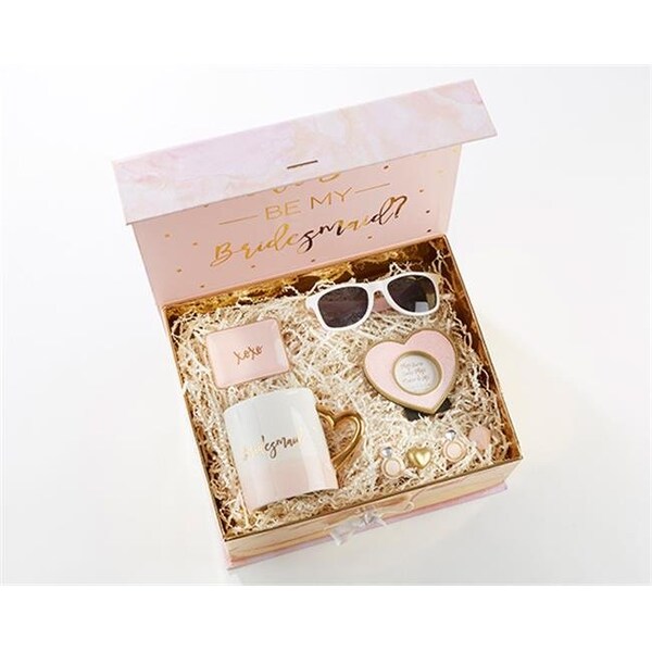 Kate Aspen Kate Aspen 00121NA Pink & Gold Will You Be My Bridesmaid Kit - 00121NA