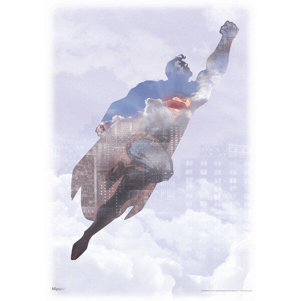 Deluxdesigns Superman Metropolis Marvel MightyPrint Wall Art - DE2578156