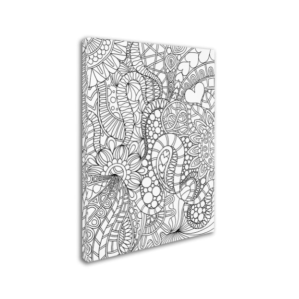 Trademark Fine Art Kathy G. Ahrens 'Mixed Coloring Book 62' Canvas Art, 35x47 - ALI3487-C3547GG